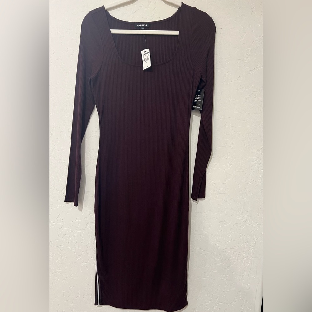 Brand New Express Long Sleeve Dress